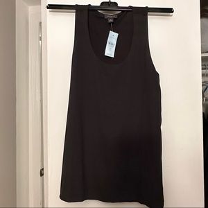 Ann Taylor Flowy Black Tank